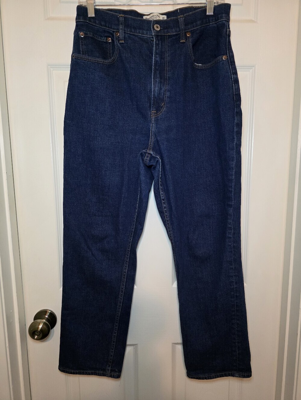 Abercrombie & Finch The Ankle Straight Ultra High Rise Curve Love  Jeans Size 10